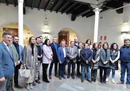 Asistentes a la reunión de Baza para reclamar la autovía del Almanzora hasta Baza.