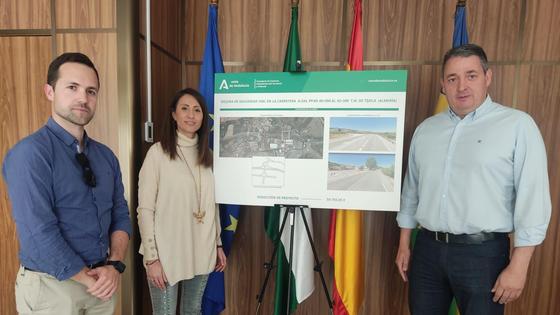 La Junta inicia la redacción del proyecto para mejorar la seguridad vial de la A-334 a su paso por Tíjola