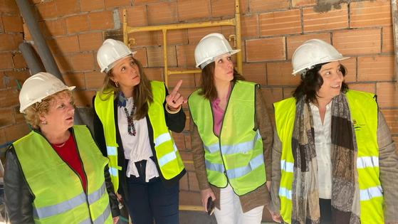 Diputación y Junta visitan las obras del PFEA que mejoran las infraestructuras del Almanzora