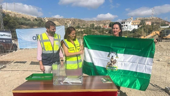 La Junta pone la primera piedra de la residencia de mayores de Albox que financia con 2,5 millones