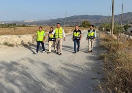 Visita al camino en el que se va a trabajar.