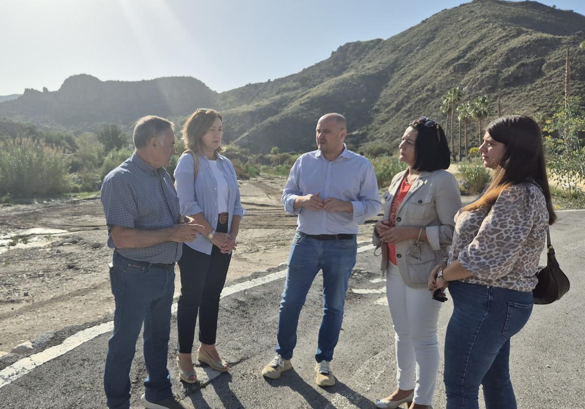 El PSOE reclama a Juanma Moreno un proyecto integral para prevenir inundaciones en el río Almanzora