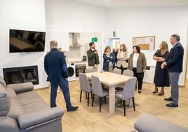 Inauguración de las nuevas viviendas destinadas al turismo rural.