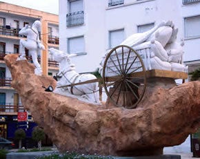 El monumento al arriero de Albox, motivo de homenaje