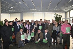 El alcalde del Ayuntamiento de Albox recoge en Sevilla la certificación del Plan de Emergencia del municipio de Albox