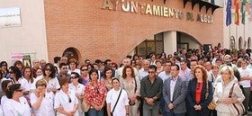 El acusado de matar a su mujer en Albox dice que solo recuerda "voces y nada más"