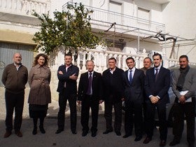 El presidente de Diputación visita Partaloa para conocer sus necesidades prioritarias