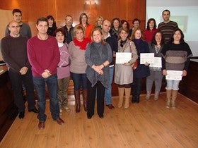 Alumnas de talleres de empleo de atención a personas dependientes de Oria y Taberno apuestan por el autoempleo