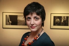 Los escritores Francisco Domene y Espido Freire en Oria