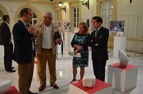 Diputación acoge la exposición de la IV Semana de Escultura Rural en Mármol