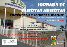 Jornadas de Puertas Abiertas en el centro de estacias diurnas y nocturnas de Albanchez