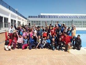 268 niños del Almanzora participan en el programa de natación de Diputación