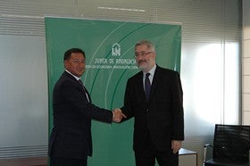 Una delegación de Uzbekistán se interesa por el desarrollo del sector de la piedra natural en el Almanzora y provincia
