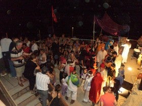 Jóvenes de Bacares participan en un taller de teatro