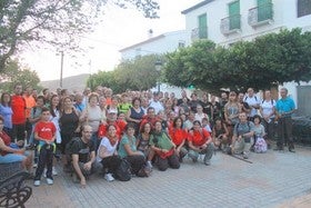 Más de cien participantes en el sendero de Luna Llena de Los Molinos de Albanchez