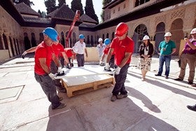 Grupo Cosentino colabora en la restauración del emblemático patio de los leones de la Alhambra