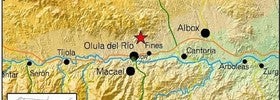 Registrado un terremoto de 2 grados en la escala Richter sentido "débilmente" en Olula del Río
