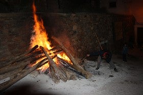 Luminarias de Santa Lucía como tradición en Tíjola, Serón y Oria