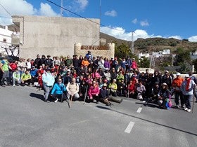 Más de 100 senderistas del Almanzora conocen la ‘Ruta de los Tres Pueblos’