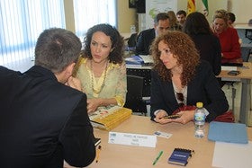 Quince empresas andaluzas se entrevistan en Macael con agentes extranjeros para promocionar sus productos fuera de España