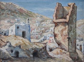 La ciudad autónoma de Melilla cede al museo Casa Ibáñez una vista de la Chanca de Cantón Checa