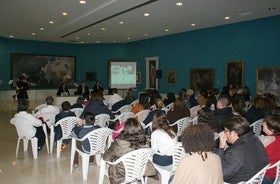 Presentación del calendario solidario de Ismerma en el museo Casa Ibáñez de Olula