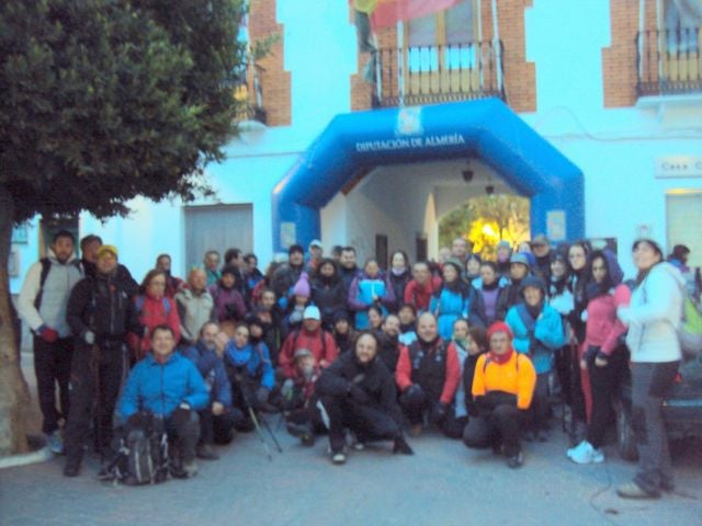 59 senderistas participan en el ‘Desafío Filabres + 33 km’ por Cantoria, Líjar y Albanchez