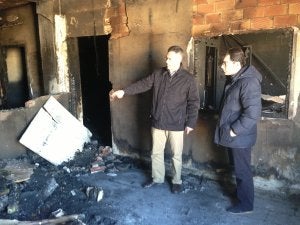 Descartan 'a priori' que las carretillas sean el origen del fuego en el Ayuntamiento de Olula