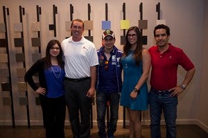 Jorge Lorenzo visita el Cosentino Center de Austin (Texas)