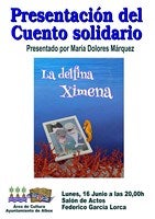 La sala de Cultura de Albox acoge la presentación del libro solidario ‘La delfina Ximena’