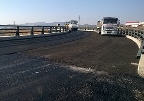 Las obras de la variante de Albox alcanzan el 90% de ejecución