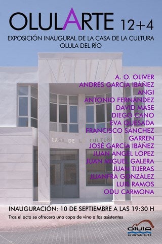 Catorce artistas exponen en la muestra colectiva de escultura y pintura de Olula del Río