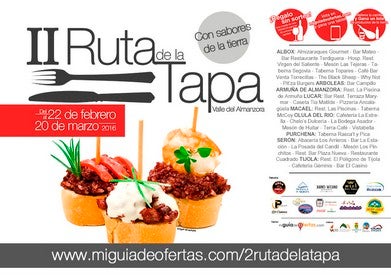 La Tejera de Olula del Río acoge la presentación de la ‘II Ruta de la Tapa por el Almanzora’