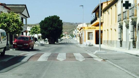 Espejos y resaltos para el control de velocidad en el municipio de Cantoria