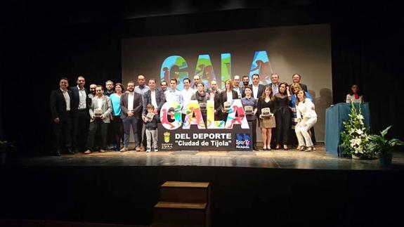 Tíjola celebra con éxito de público su ‘I Gala del Deporte Ciudad de Tíjola’
