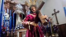 El Cristo de la Salud se halla ahora en la parroquia de San Bartolomé. 