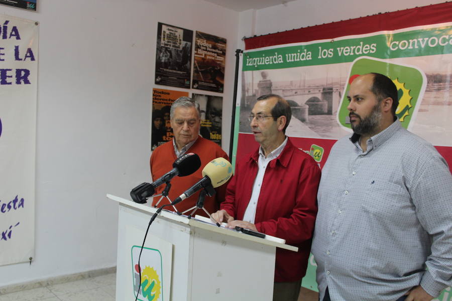 José Soto, Juan Antonio Sáez Mata y Juan Francisco Cazalilla. 