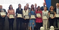 Profesionales del centro hospitalario iliturgitano con la acreditación. 