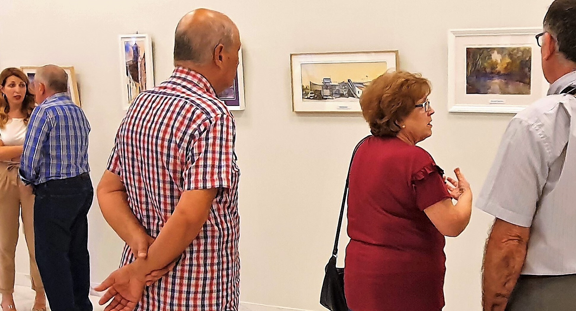 Inauguración del pasado lunes por la tarde. 