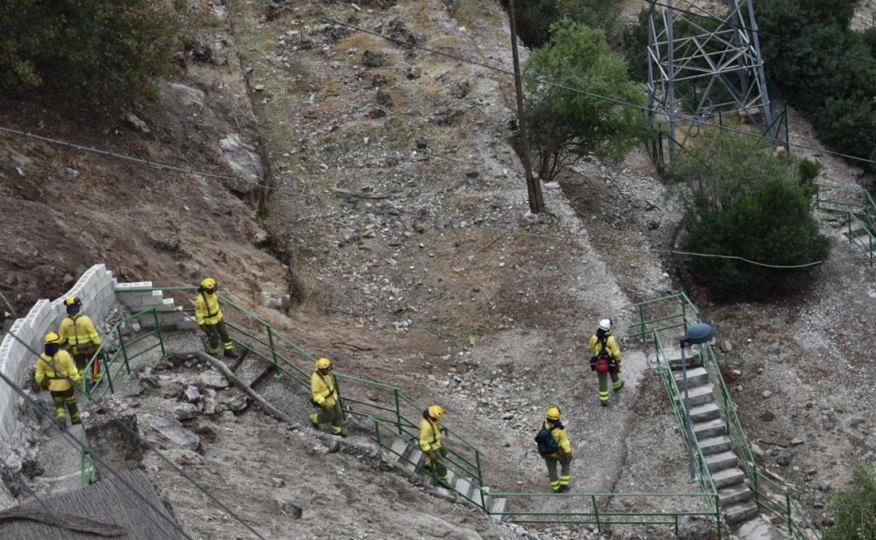 La Junta de Andalucía y Endesa organizan un simulacro de incendio en la presa del Jándula