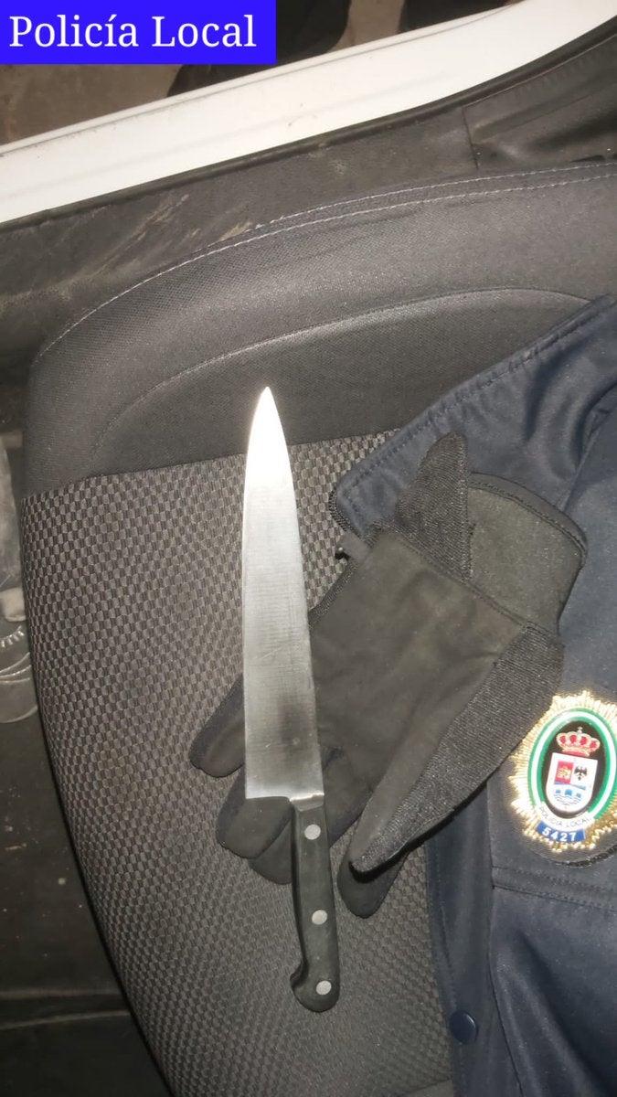 Arma incautada. 
