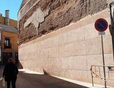 Estado de las murallas tras las obras. 