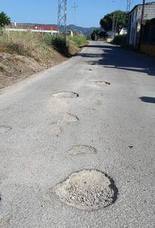 Baches pronunciados en el tramo. 