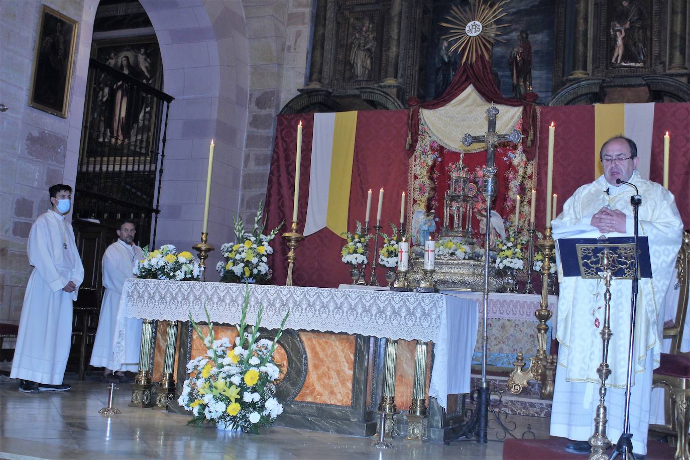 Celebración el pasado viernes de la novena. 