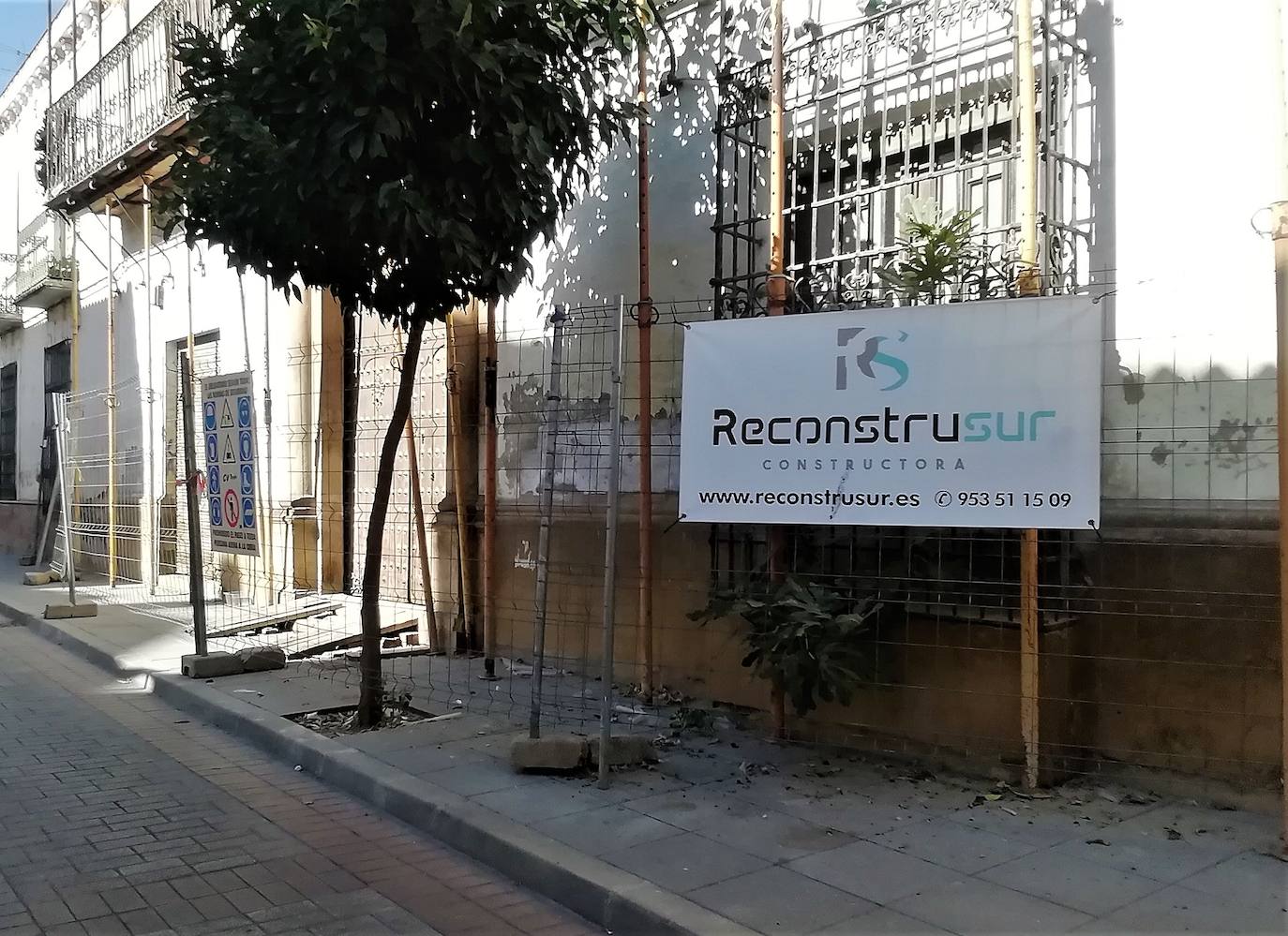 Estado actual del Palacio del Ecijano. 