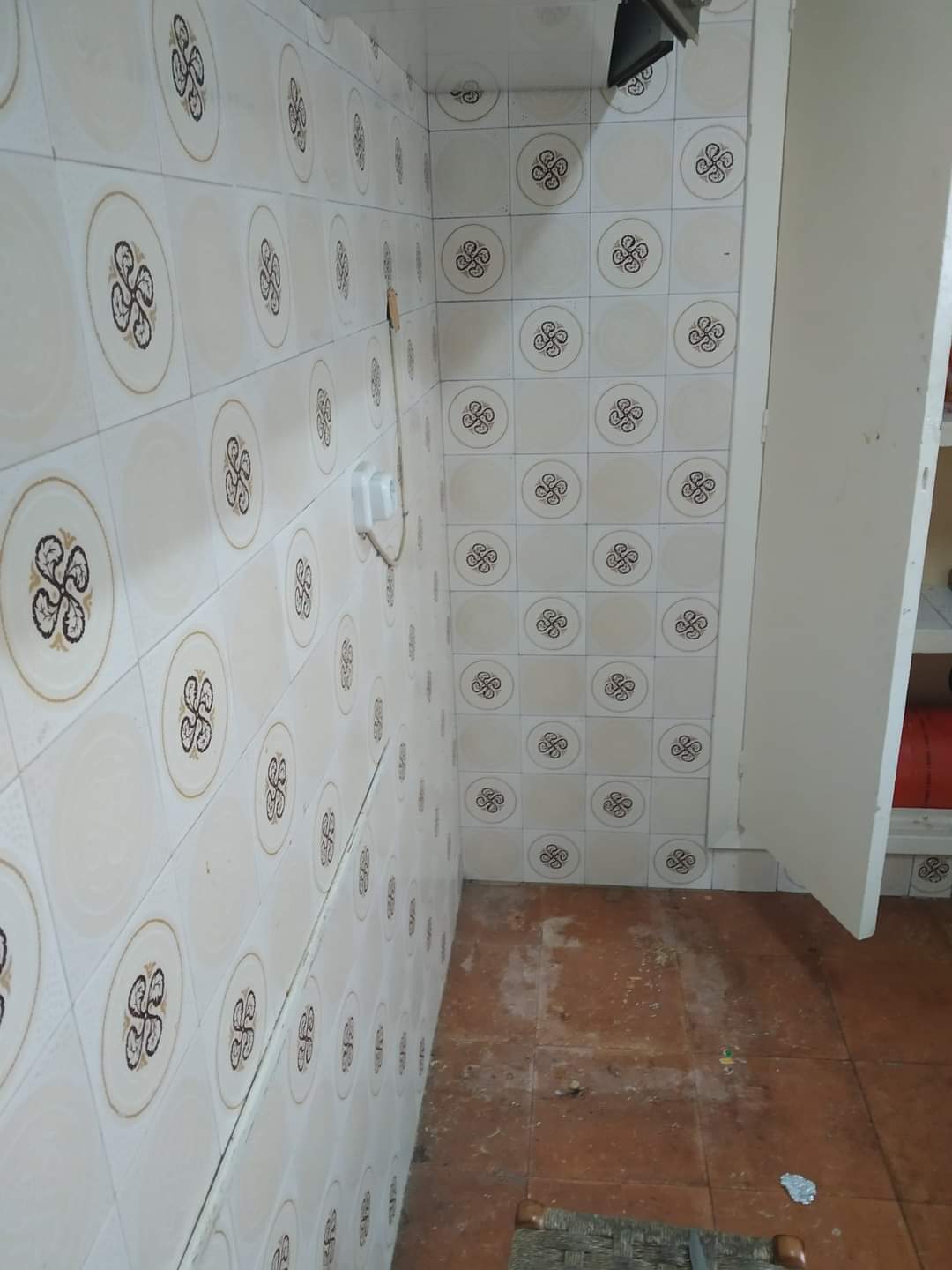Estado en el que quedó el inmueble que fue totalmente desvalijado. 