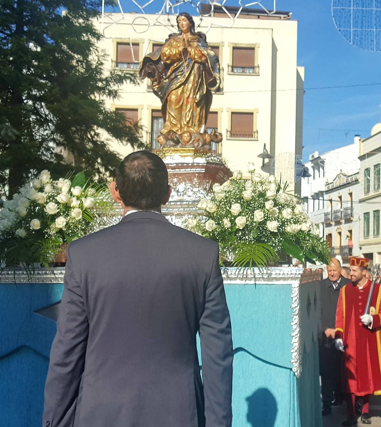Inmaculada Concepción por las calles de la ciudad. 