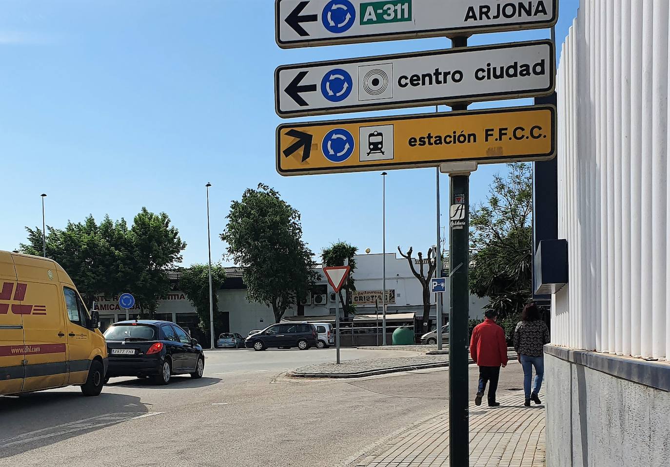 Zona de colón que conecta con la ribera del Río Gualdalquivir. 
