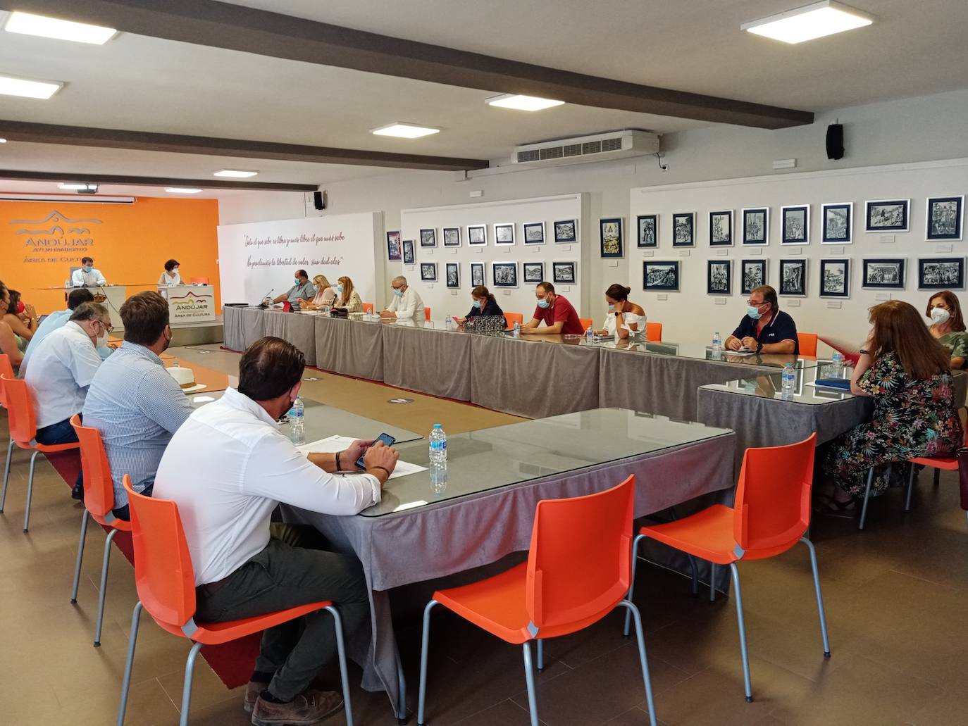 Último pleno celebrado por la Corporación Municipal antes de las vacaciones. 