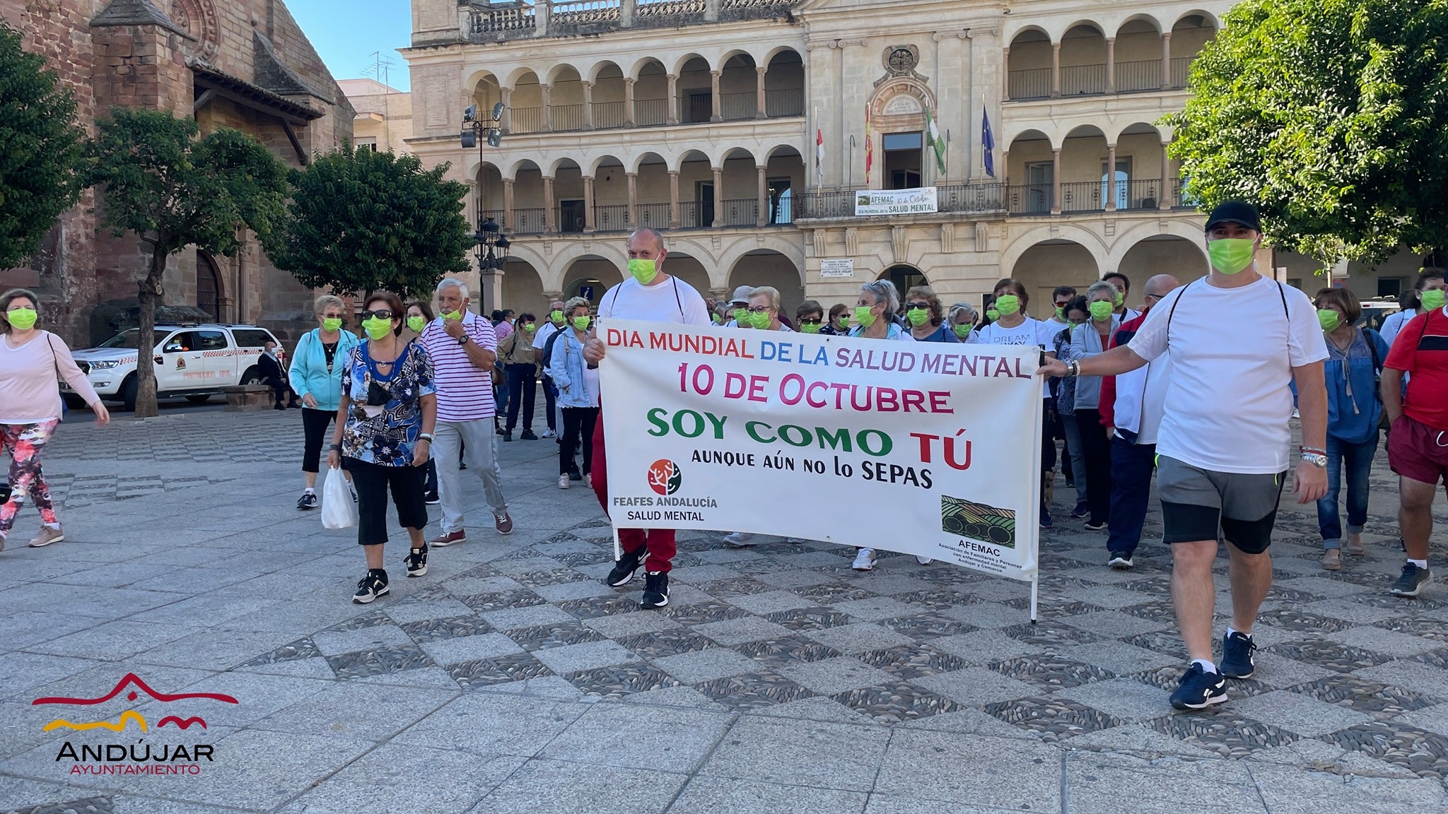 MARCHA POR LA SALUD MENTAL TRAS LA LECTURA DEL MANIFIESTO. 